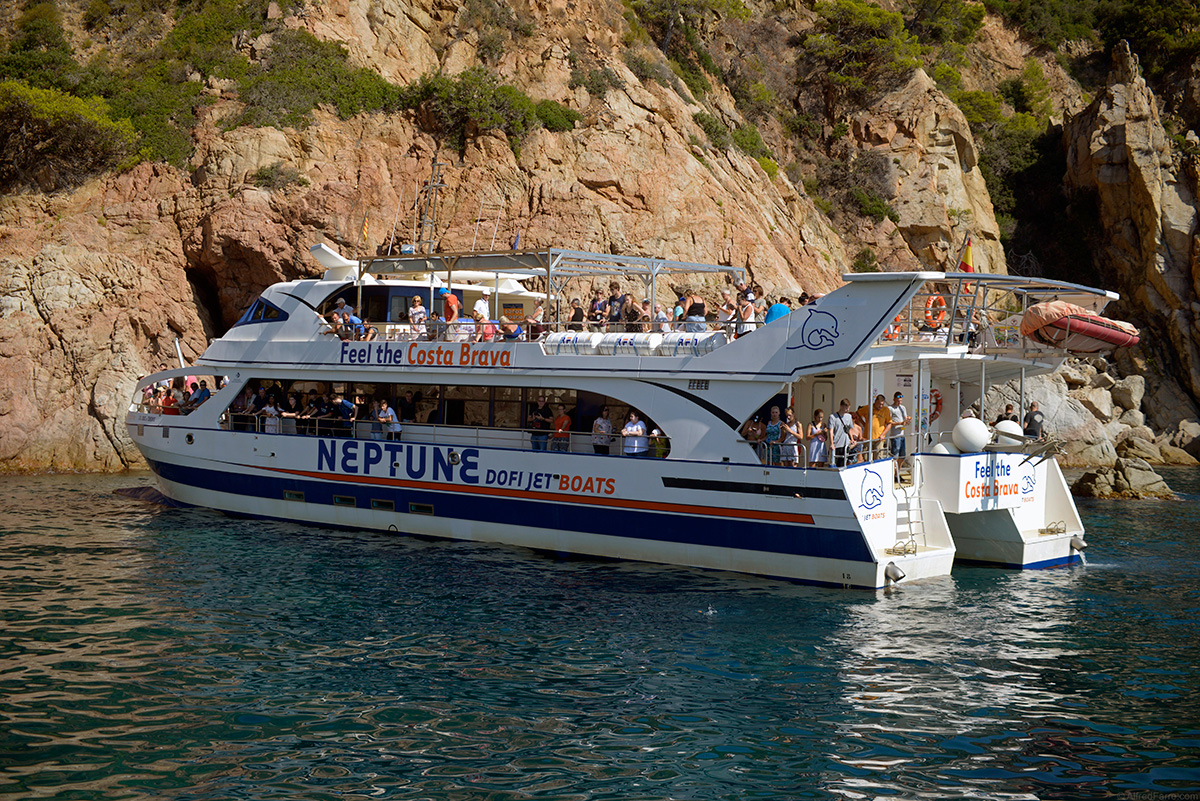 B�tresa l�ngs Costa Bravas kust